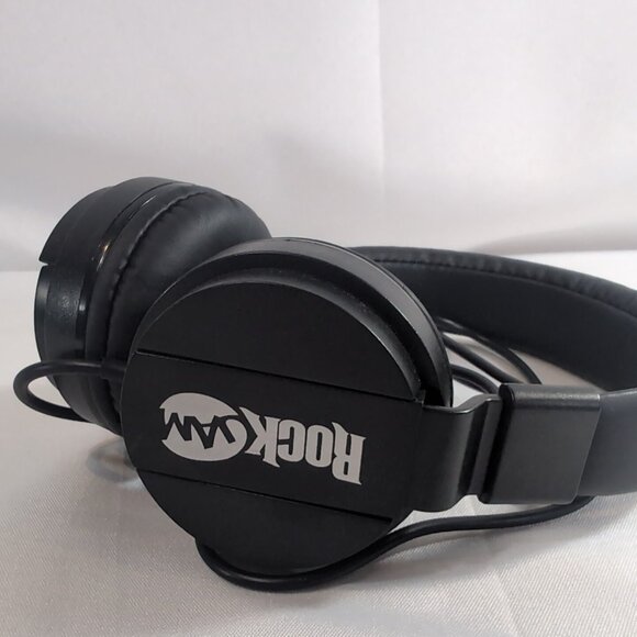 Rock Jam Wired  Adjustable Headphones Rockjam Keyboard Piano Music Black TESTED - Picture 3 of 11